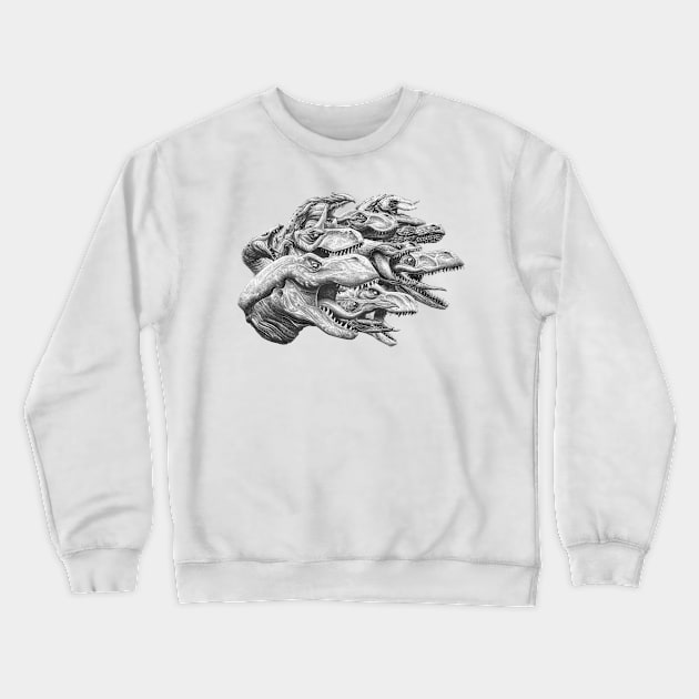 The Dino Herd 2022 Crewneck Sweatshirt by Luke Ridge Illustrations